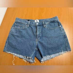 Calvin Klein Women's Blue Denim Shorts